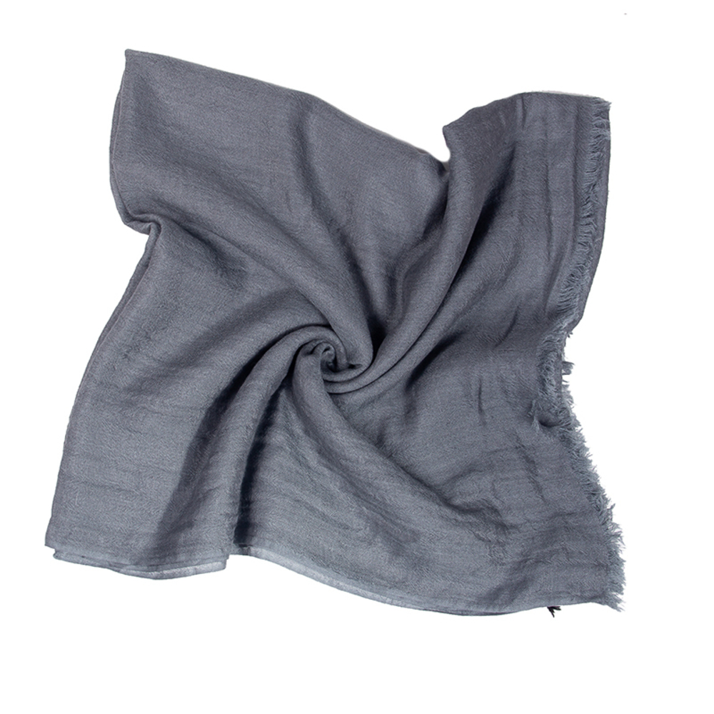 KITON GRAPHITE PALANKIN SCARF | WOMENS SIZE 210CM